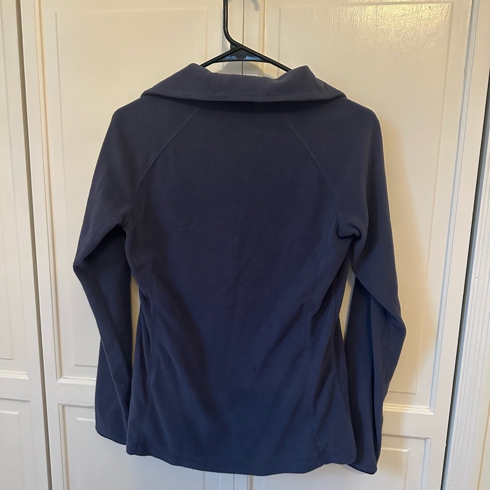 Columbia Navy Blue Fleece Quarter Zip - Picture 2 of 4